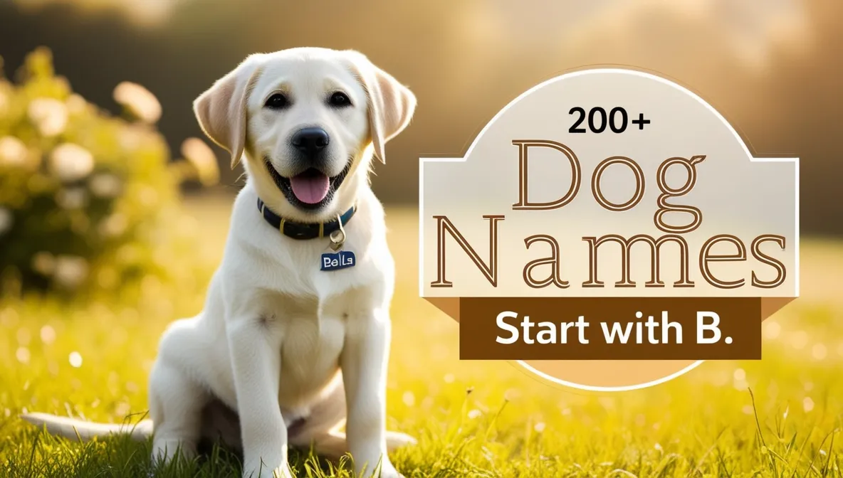 Dog Names That Start With B